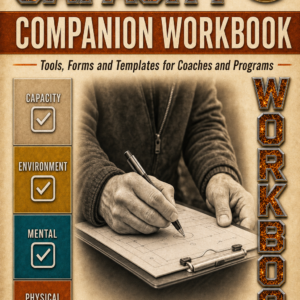 Cover of Capacity Companion Workbook: Tools, Forms and Templates for Coaches and Programs by Eric Batchler