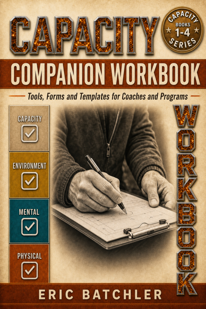 Cover of Capacity Companion Workbook: Tools, Forms and Templates for Coaches and Programs by Eric Batchler