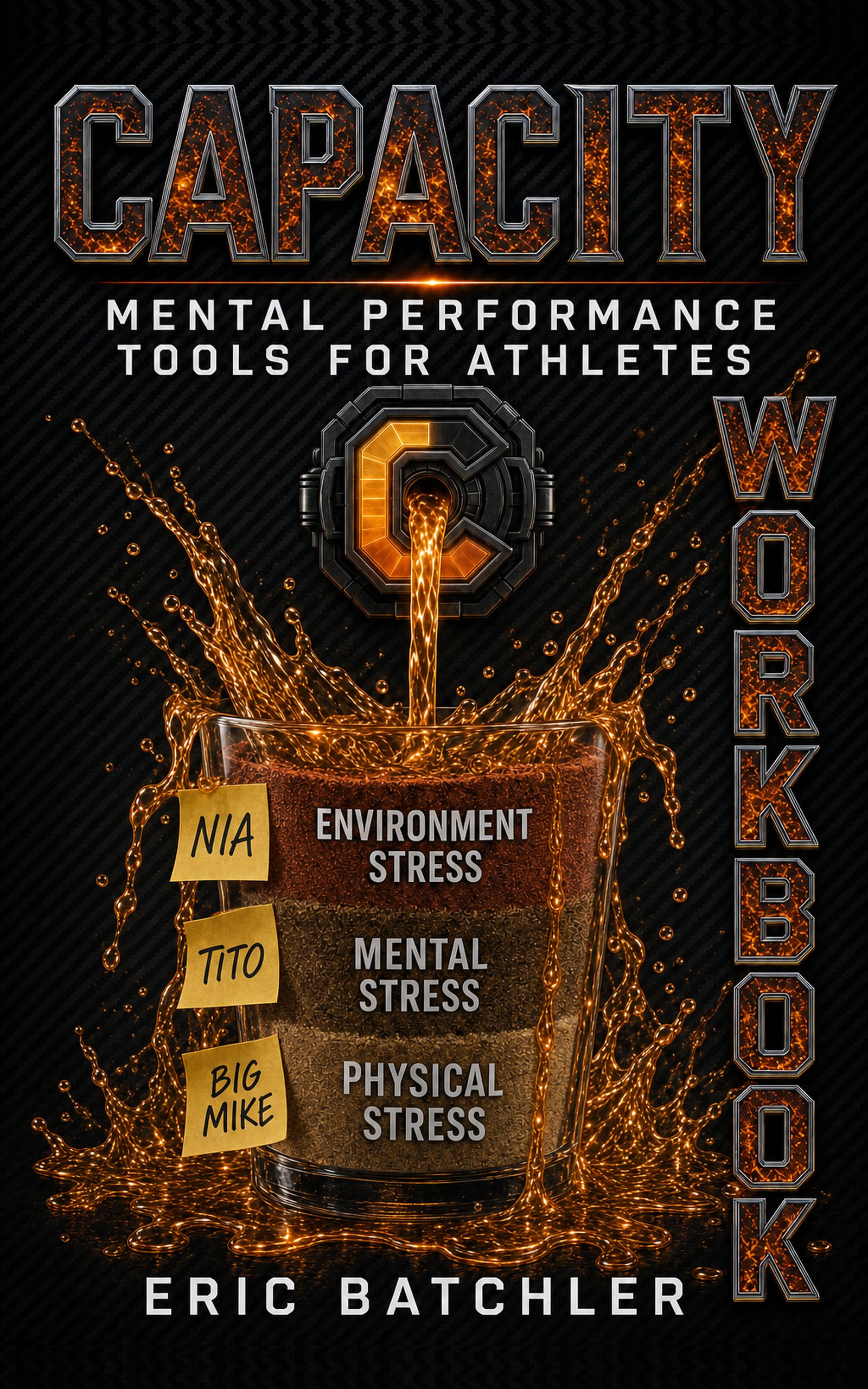 Cover of Capacity: Mental Performance Tools for Athletes Workbook by Eric Batchler