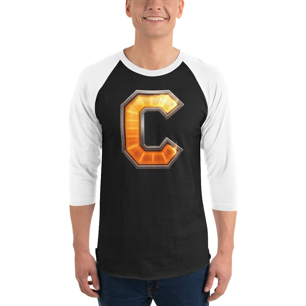 Capacity 3/4 sleeve raglan shirt